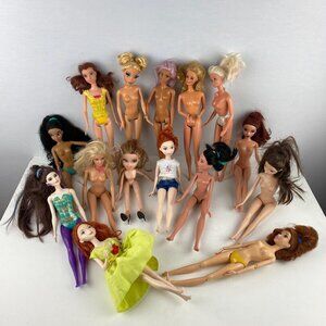 Barbie & Misc Dolls Kids Pretend Play Various Different Dolls Lot 2